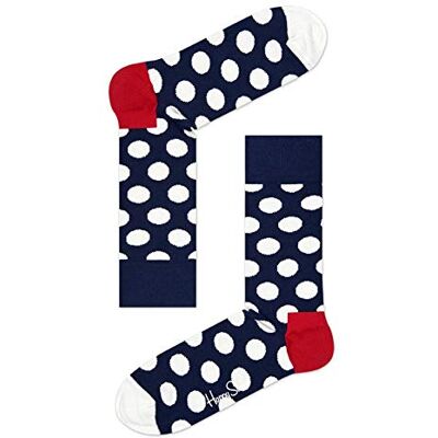 Happy Socks Stora prickiga strumpor för män (förpackning med 6) Happy Socks Stora prickiga strumpor för män (förpackning med 6)