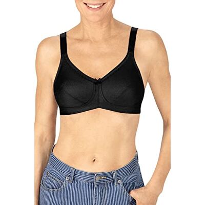 AMOENA Women's Rita Wire-Free with Coolmaxa Pockets Bra, Black, 36A AMOENA Women's Rita Wire-Free with Coolmaxa Pockets Bra, Black, 36A
