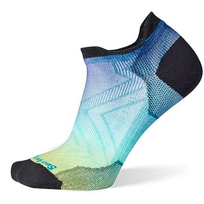 Smartwool Run Zero Cushion Ombre Print Low Strumpor för kvinnor, Capri, S Smartwool Run Zero Cushion Ombre Print Low Strumpor för kvinnor, Capri, S