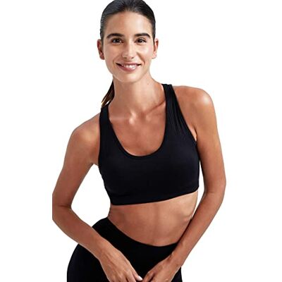 DeFacto Bralette spets för kvinnor – dambh, mjuk och ventilerande bh (svart, S), svart, S DeFacto Bralette spets för kvinnor – dambh, mjuk och ventilerande bh (svart, S), svart, S