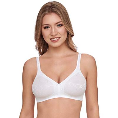 Susa Topsy BH för kvinnor, Vit, 95A Susa Topsy BH för kvinnor, Vit, 95A