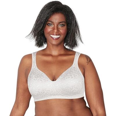 Playtex Damer 18-timmars Ultimate Lift, trådlös, daglig komfort BH, vitt djurtryck, 95C, Vitt djurtryck, 95C Playtex Damer 18-timmars Ultimate Lift, trådlös, daglig komfort BH, vitt djurtryck, 95C, Vitt djurtryck, 95C