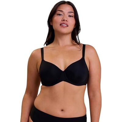 Sans Complexe -formad bygel-BH med bygel-ponia-svart, svart, 90D Sans Complexe -formad bygel-BH med bygel-ponia-svart, svart, 90D