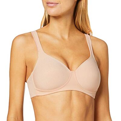 Triumph Dam modern mjuk + bomull P T-shirt BH, BEIgE, 100D Triumph Dam modern mjuk + bomull P T-shirt BH, BEIgE, 100D