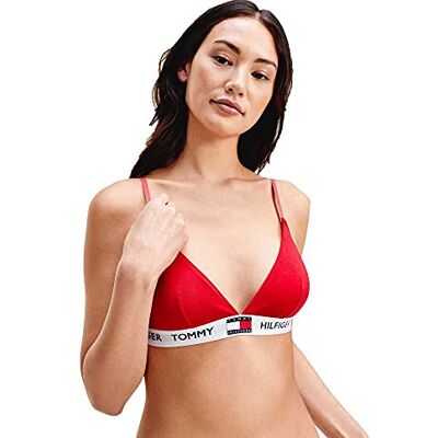 Tommy Hilfiger Triangel BH Tango Röd, Tango röd, L Tommy Hilfiger Triangel BH Tango Röd, Tango röd, L