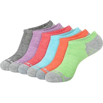 Hanes Women's 6-Pair Comfort Fit No Show Socks Hanes Women's 6-Pair Comfort Fit No Show Socks