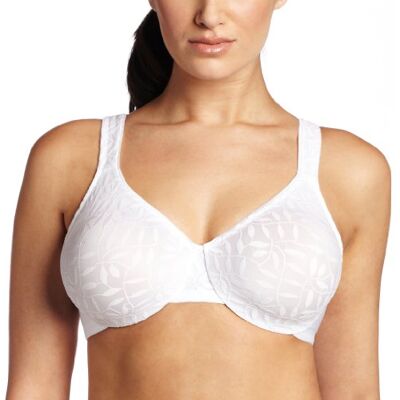 Olga Full täckning Minimizer BH för kvinnor, Vitt, 85C Olga Full täckning Minimizer BH för kvinnor, Vitt, 85C