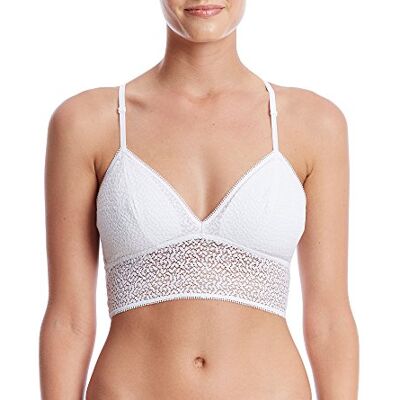 DKNY Kvinnors moderna spets racerback långgline bralette BH DKNY Kvinnors moderna spets racerback långgline bralette BH