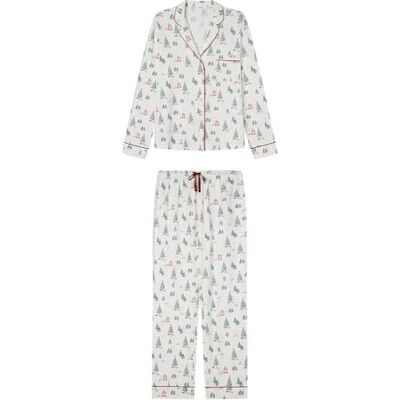 women'secret Mix and Match Xmas Market Collection Pyjama, Vit, S för kvinnor women'secret Mix and Match Xmas Market Collection Pyjama, Vit, S för kvinnor