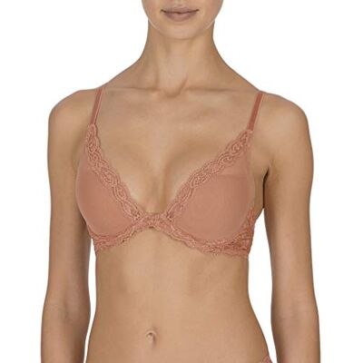 Natori Women's Feathers Contour Underwire Plunge T-Shirt Bra 730023 (30A-36G) Natori Women's Feathers Contour Underwire Plunge T-Shirt Bra 730023 (30A-36G)