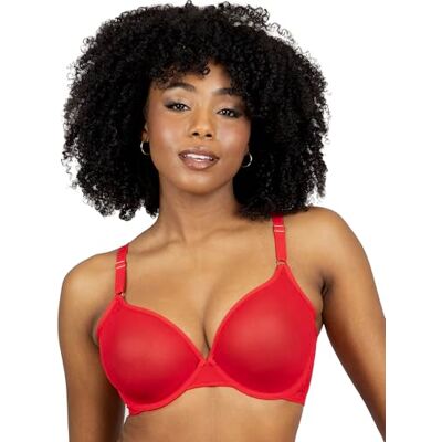 Smart & Sexy Dam Sheer Mesh Demi Underwire BH BH, Crantastic, C Smart & Sexy Dam Sheer Mesh Demi Underwire BH BH, Crantastic, C