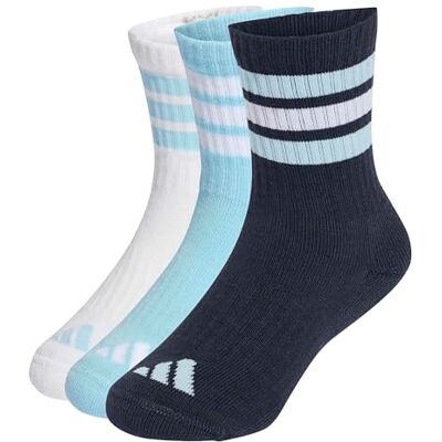 adidas Uniseks dzieci 3STRIPES CUSHIONED SPORTSWEAR CREW SOCKS 3 PAIR PACK, night navy/icey blue/white, 2-3 Years adidas Uniseks dzieci 3STRIPES CUSHIONED SPORTSWEAR CREW SOCKS 3 PAIR PACK, night navy/icey blue/white, 2-3 Years