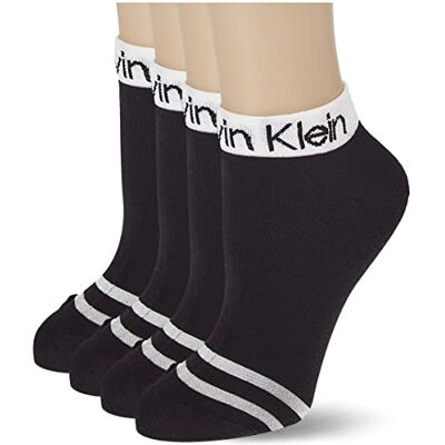 Calvin Kvinnors logotyp värld 4-pack Ecom quarter, svart, en storlek Calvin Kvinnors logotyp värld 4-pack Ecom quarter, svart, en storlek