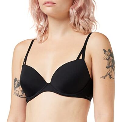 Calvin dam lyft Demi push-up BH med bygel, Svart, 75F Calvin dam lyft Demi push-up BH med bygel, Svart, 75F