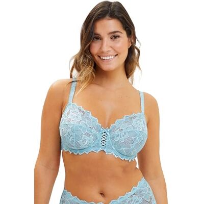 Sans Complexe Arum – BH – bygel – enfärgad – dam, Sterling blå, 85C Sans Complexe Arum – BH – bygel – enfärgad – dam, Sterling blå, 85C