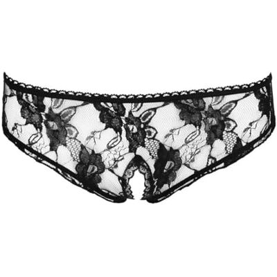 COTTELLI Collection underkläder Slip ouvert, L, svart COTTELLI Collection underkläder Slip ouvert, L, svart