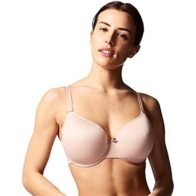 Chantelle dam basic osynlig mjuk anpassad passform bh, ogenomskinlig, Rosa, 85D Chantelle dam basic osynlig mjuk anpassad passform bh, ogenomskinlig, Rosa, 85D