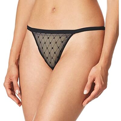 DKNY dam Monogram Mesh Thong Stringtrosor DKNY dam Monogram Mesh Thong Stringtrosor