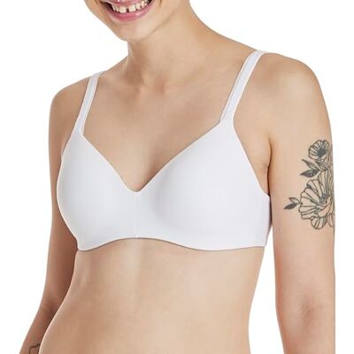 Hanes Ultimate-t-shirt mjuk bygelfri BH Hanes Ultimate-t-shirt mjuk bygelfri BH