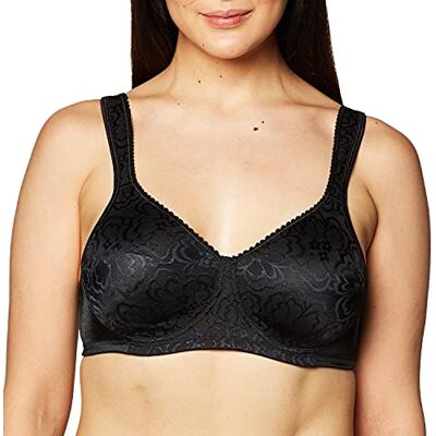 Playtex Heltäckande bh (2-pack) för kvinnor, svart, 100F Playtex Heltäckande bh (2-pack) för kvinnor, svart, 100F