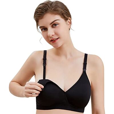 ECO BY MAMI Amning BH med borttagbar kopp Dafne, Storlek 85, Färg Svart, Negro ECO BY MAMI Amning BH med borttagbar kopp Dafne, Storlek 85, Färg Svart, Negro