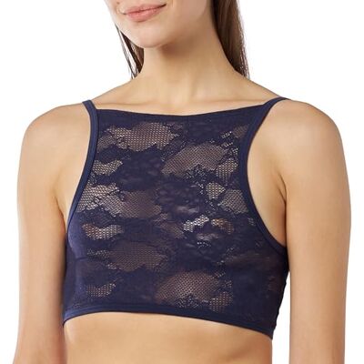 Triumph Smart Deco Bralette BH, ogenomskinlig för kvinnor, Skyline, one size Triumph Smart Deco Bralette BH, ogenomskinlig för kvinnor, Skyline, one size