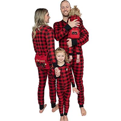 Lazy One Lazyone blå klassisk älg pyjamas för vuxna, Färg: röd, S Lazy One Lazyone blå klassisk älg pyjamas för vuxna, Färg: röd, S