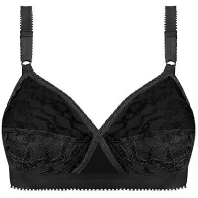 Playtex dam Cross Your Heart 165 mjuk kupa vardags-bh, Svart, 75C Playtex dam Cross Your Heart 165 mjuk kupa vardags-bh, Svart, 75C