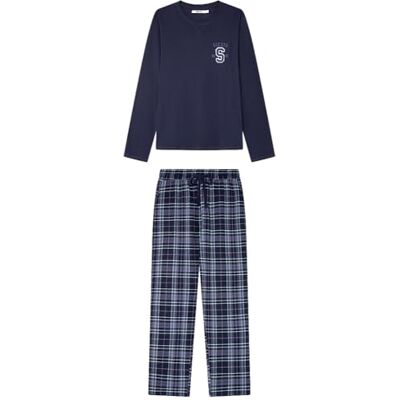women'secret Långärmad pyjamas för män och höst kollektion långa byxor women'secret Långärmad pyjamas för män och höst kollektion långa byxor
