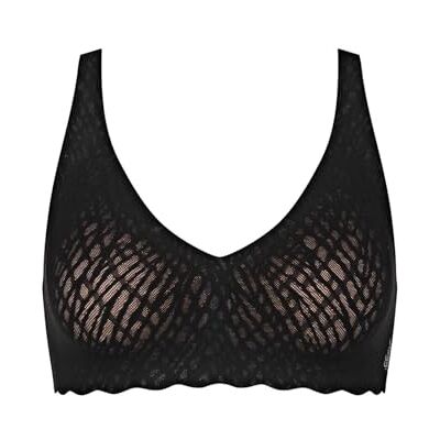 Sloggi Dam Zero Feel Bliss Soft BH, svart, M Sloggi Dam Zero Feel Bliss Soft BH, svart, M