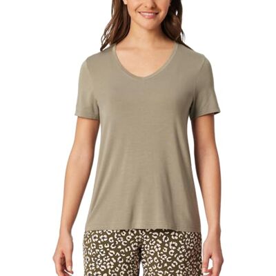 Schiesser Dam sovskjorta kortärmad modal – mix + koppla av, Jade, 38 Schiesser Dam sovskjorta kortärmad modal – mix + koppla av, Jade, 38