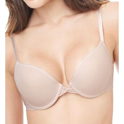 OnGossamer Dam Mesh Bump It Up Push Up BH, Champagne, 75B OnGossamer Dam Mesh Bump It Up Push Up BH, Champagne, 75B