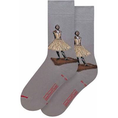 MuseARTa strumpor av bomull med målningen The Little Fourteen-Year-Old Dancer av konstnären Edgar Degas i storlek 36–40, ED-LDL-06-36-40, GRÅ, 36-40 MuseARTa strumpor av bomull med målningen The Little Fourteen-Year-Old Dancer av konstnären Edgar Degas i storlek 36–40, ED-LDL-06-36-40, GRÅ, 36-40