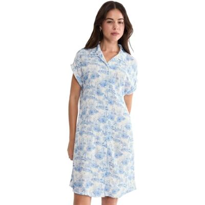 Triumph Women's Boyfriend Fit NDW X Nightgown, Blue-Light Combination, 40 Triumph Women's Boyfriend Fit NDW X Nightgown, Blue-Light Combination, 40
