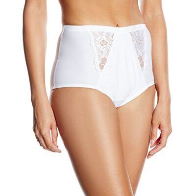 jolidon Dam Culotte Taille Haute Calendula dam klassiska trosor, Vitt, XXL jolidon Dam Culotte Taille Haute Calendula dam klassiska trosor, Vitt, XXL