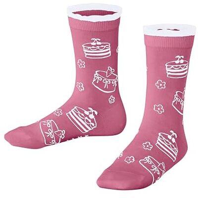FALKE Vackra kakor K So Baumwolle Gemustert-strumpor, rosa te rosa 8847, 35-38 barn FALKE Vackra kakor K So Baumwolle Gemustert-strumpor, rosa te rosa 8847, 35-38 barn