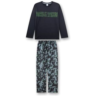 Sanetta tonåring pojkar pyjamas lång Sanetta tonåring pojkar pyjamas lång