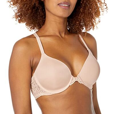 Maidenform Dam One Fab Fit Full Coverage lätt vadderad brottarrygg bygel T-shirt BH 07112, sandskal/pärla, 34B Maidenform Dam One Fab Fit Full Coverage lätt vadderad brottarrygg bygel T-shirt BH 07112, sandskal/pärla, 34B