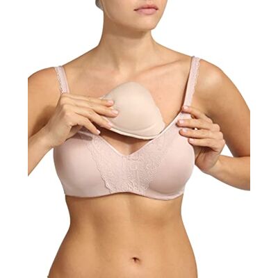 Dim BH för kvinnor, Beige, XL Dim BH för kvinnor, Beige, XL