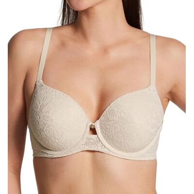 Maidenform dam anpassad lyft, one Fab Fit underwire, konvertibla remmar, full täckning BH, Beige kex spets, 75C Maidenform dam anpassad lyft, one Fab Fit underwire, konvertibla remmar, full täckning BH, Beige kex spets, 75C