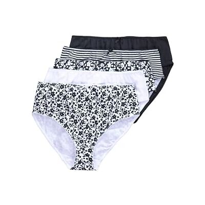 Ulla Popken dam stora storlekar överdimensionerade miditrosor plus size 5-pack, blommor/enfärgad 834386, svart, 58-60 Ulla Popken dam stora storlekar överdimensionerade miditrosor plus size 5-pack, blommor/enfärgad 834386, svart, 58-60