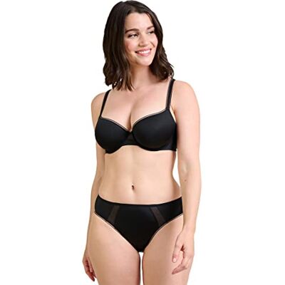 Sans Complexe Dam bygel distans halv kupa BH, Noir, 110C Sans Complexe Dam bygel distans halv kupa BH, Noir, 110C