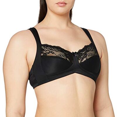 Susa Standard-BH för kvinnor, Schwarz, 80B Susa Standard-BH för kvinnor, Schwarz, 80B