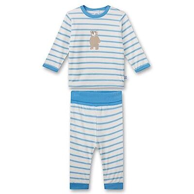 Sanetta lång pyjamas för pojkar av Nicki Bekväm pyjamas för pojkar långa Nattlinne-set i mjuk och varm nicki. Pyjamas-set, storlek, blå, 80 cm Sanetta lång pyjamas för pojkar av Nicki Bekväm pyjamas för pojkar långa Nattlinne-set i mjuk och varm nicki. Pyjamas-set, storlek, blå, 80 cm