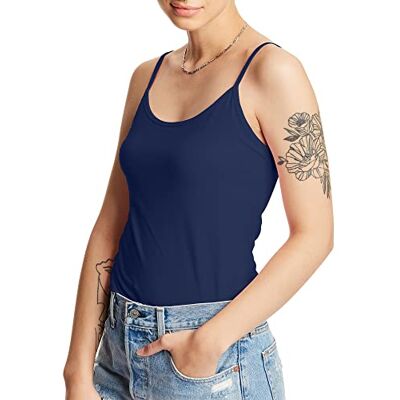 Hanes kvinnors stretch bomull kamouflage med inbyggd hylla bh-tröja Hanes kvinnors stretch bomull kamouflage med inbyggd hylla bh-tröja