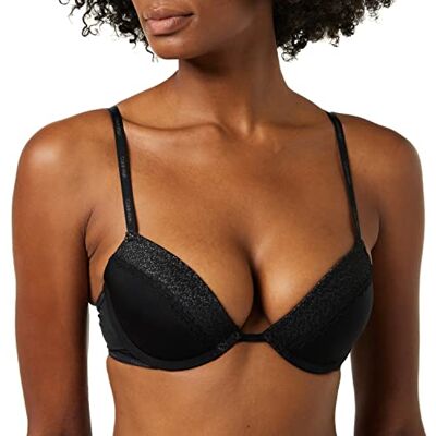 Calvin Push Up Plunge dam Push-Up, svart, 85B Calvin Push Up Plunge dam Push-Up, svart, 85B