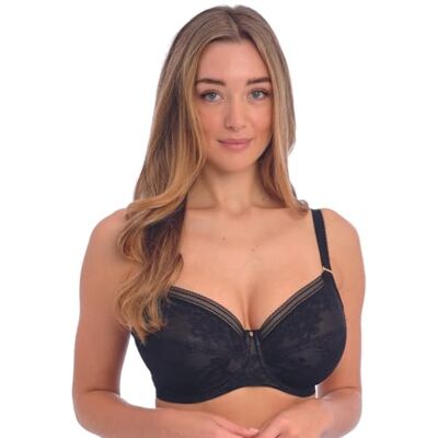 Fantasie kvinnors fusion spets bygel hel kupa sidostöd BH, Svart, 75G Fantasie kvinnors fusion spets bygel hel kupa sidostöd BH, Svart, 75G
