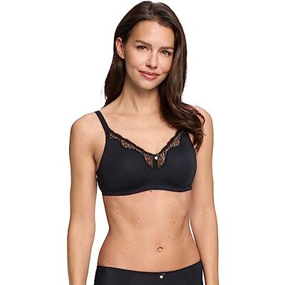 Susa Capri-BH för kvinnor, Schwarz, 95B Susa Capri-BH för kvinnor, Schwarz, 95B