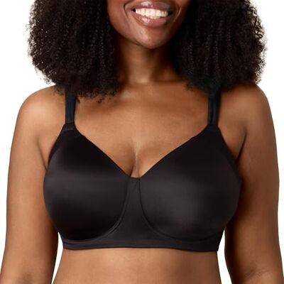 Playtex T-shirt dam BH, klädd i svart, 85C Playtex T-shirt dam BH, klädd i svart, 85C