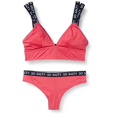Fantasy Lingerie So Salty Bralette med strumpbyxor Röd Fantasy Lingerie So Salty Bralette med strumpbyxor Röd